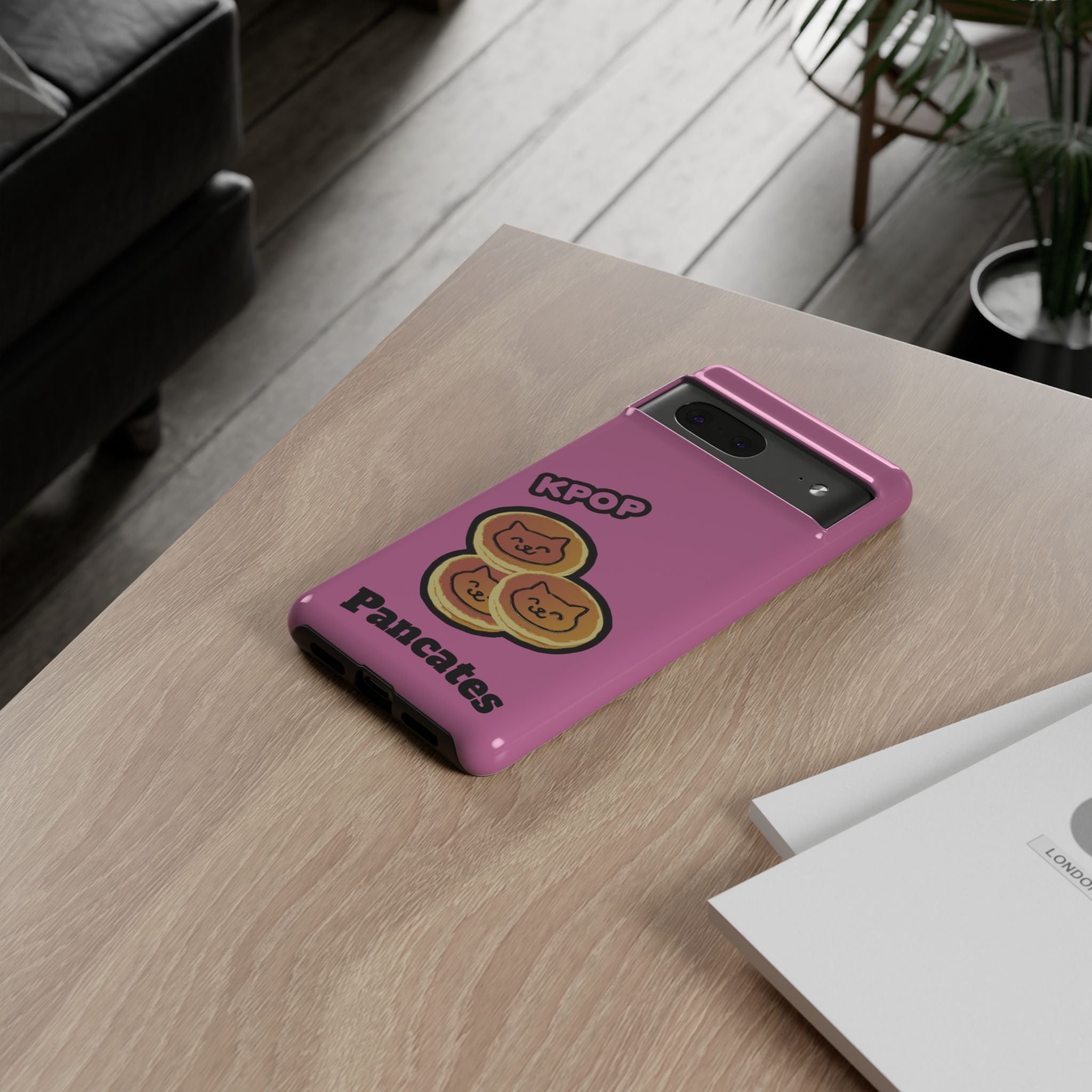 KPOP Style Pancates Pink Smartphone Tough Cases