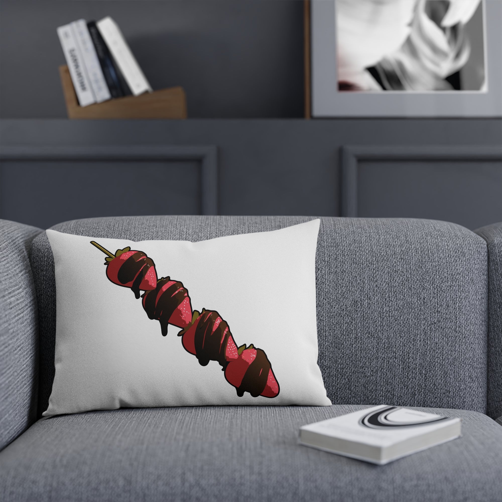 Fruchtspieß / Fruit Skewer Style Cushion / Kissen