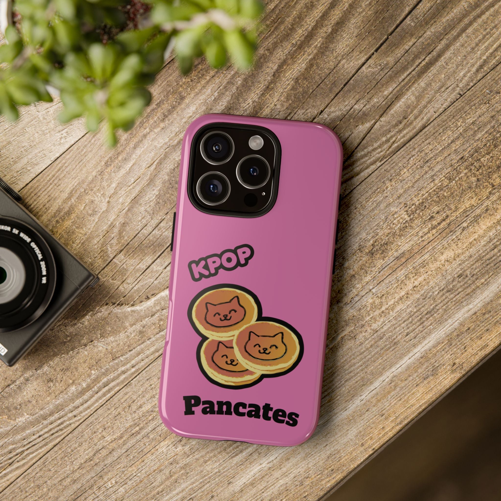 KPOP Style Pancates Pink Smartphone Tough Cases