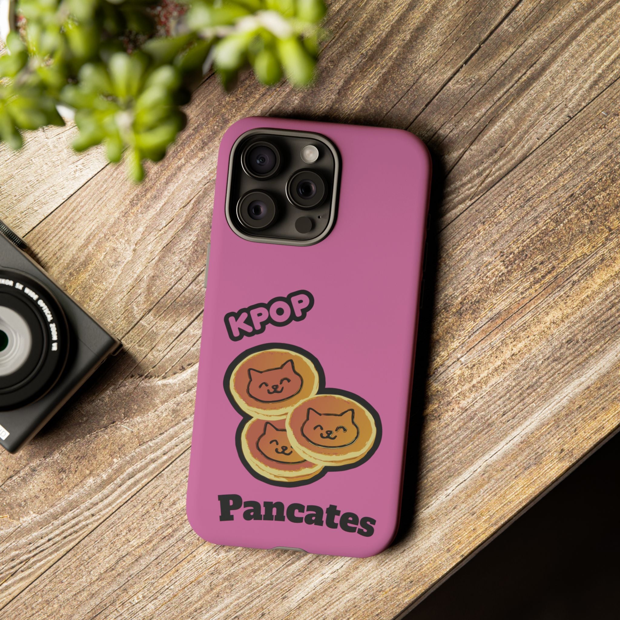 KPOP Style Pancates Pink Smartphone Tough Cases