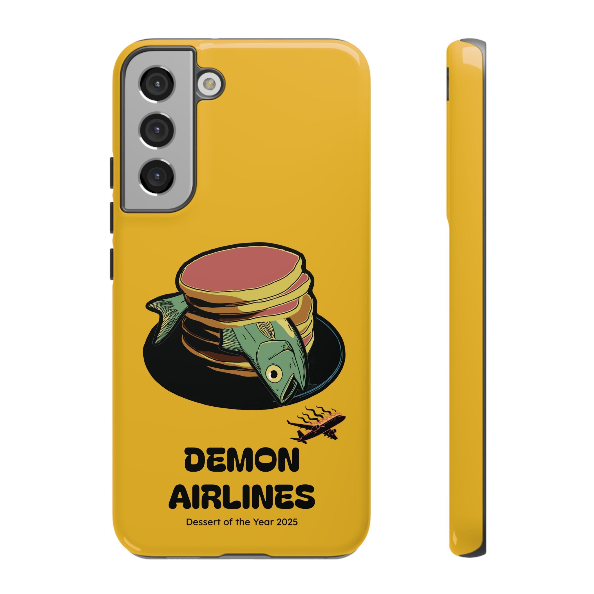 KPOP Style Fish Pancakes Yellow Smartphone Tough Cases