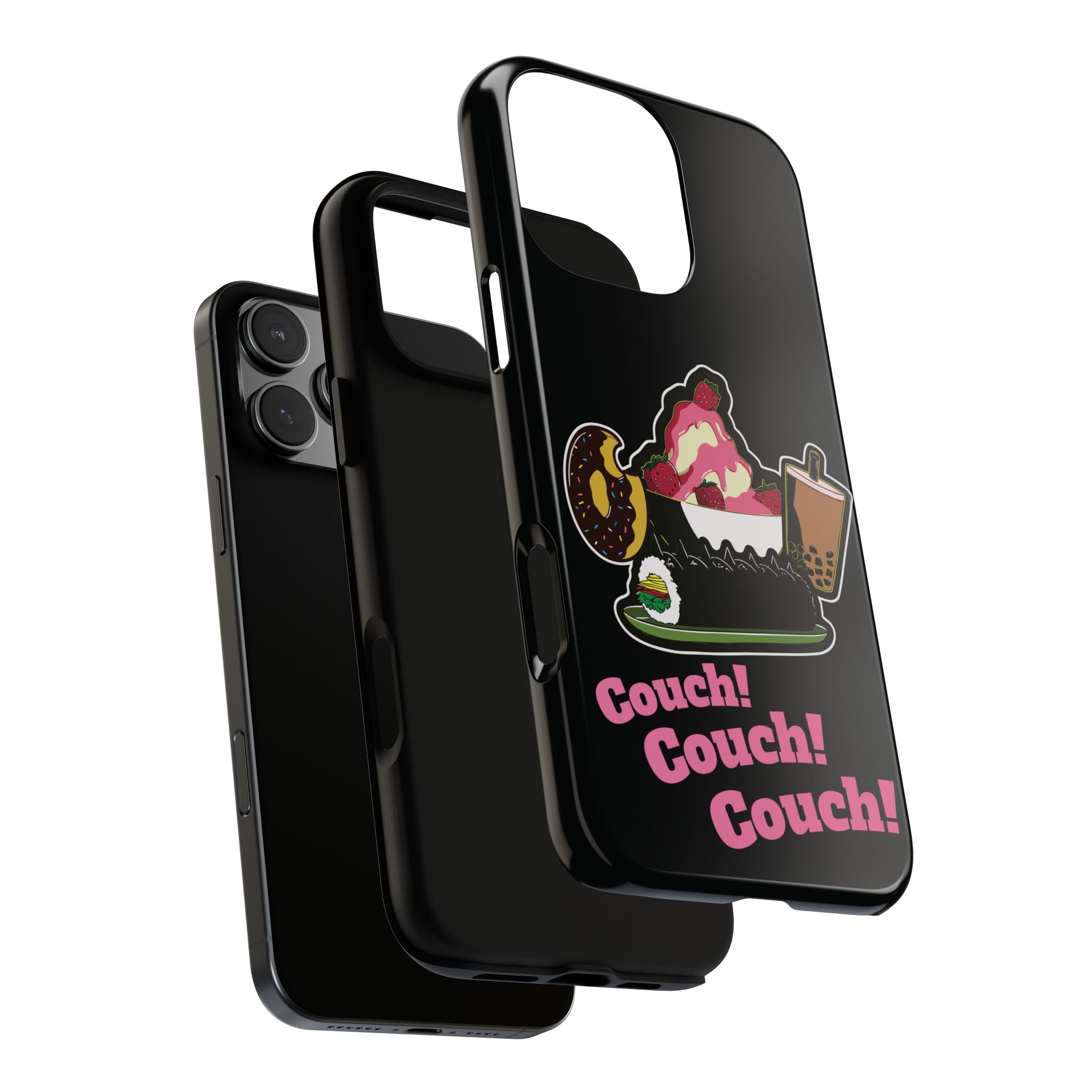 KPOP Style Black Couch Couch Couch Smartphone Tough Cases