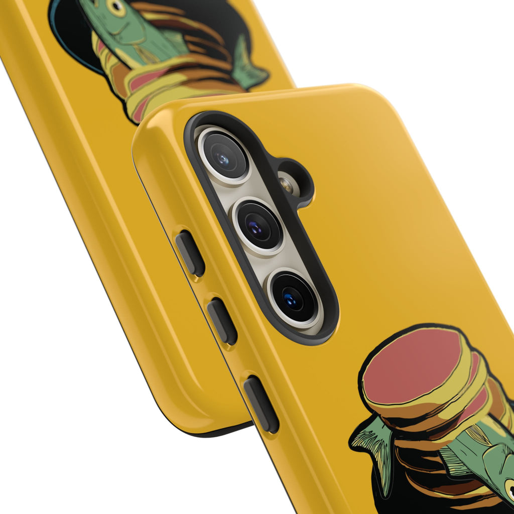 KPOP Style Fish Pancakes Yellow Smartphone Tough Cases